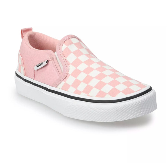 Vans Other - Vans Asher Girls' Slip-On Sneakers Pink Size 3, NEW